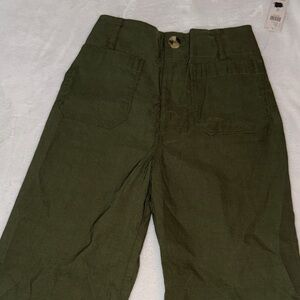 Anthropologie Olive Green Maeve Pants